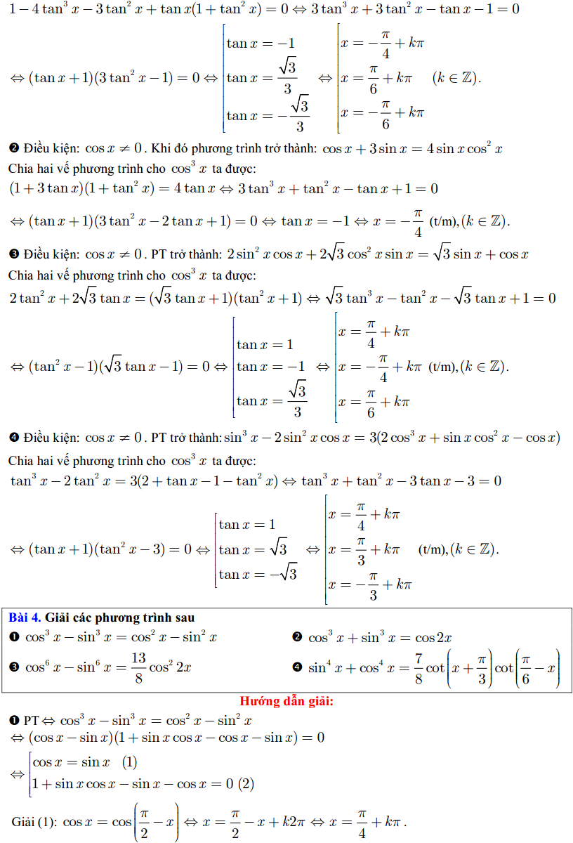 Cách giải một số dạng phương trình lượng giác-11