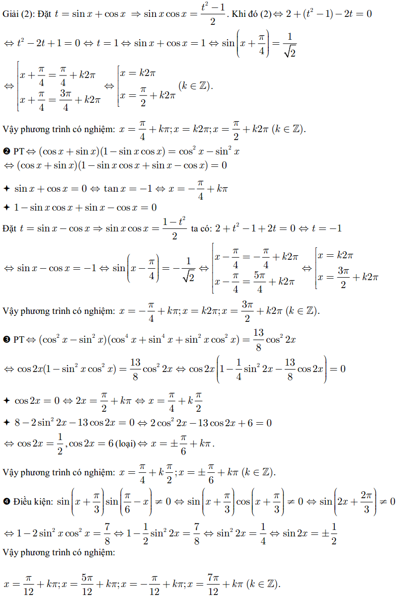 Cách giải một số dạng phương trình lượng giác-12