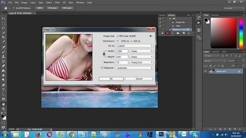 Cách resize ảnh hàng loạt bằng phần mềm photoshop