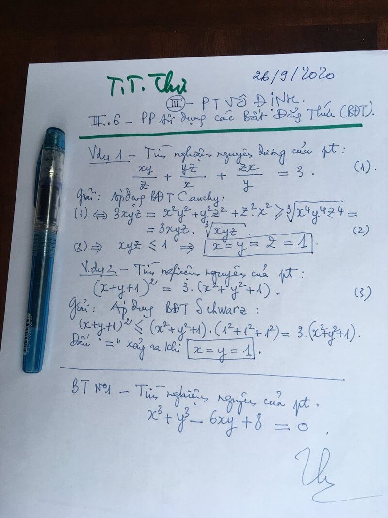Phương pháp giải Phương trình vô định-5