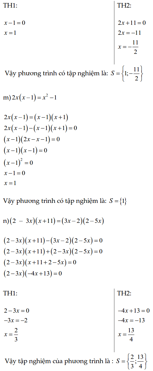 Bài tập phương trình bậc nhất, phương trình tích có lời giải-5