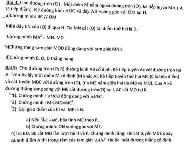 Đề cương giữa HK2 môn Toán 9 THCS Dịch Vọng, Cầu Giấy 2020-2021-5