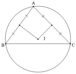 Tâm lối tròn xoe nội tiếp, nước ngoài tiếp tam giác xác lập như nào?