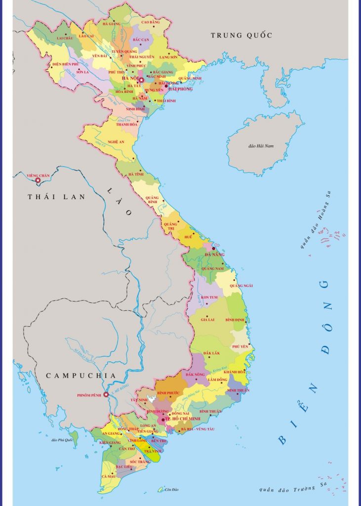 Trọn bộ 900+ hình ảnh bản đồ Việt Nam đẹp, cực chi tiết
