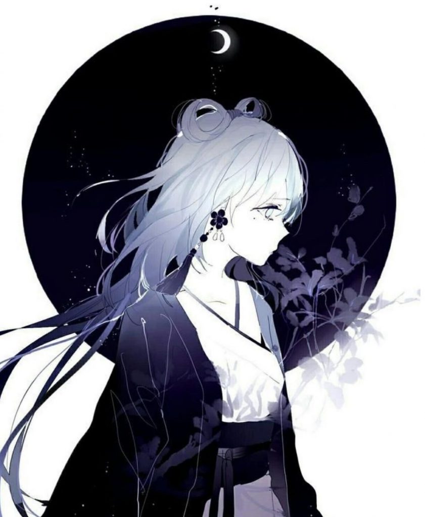 [Ngắm] 100+ Ảnh Anime nữ lạnh lùng đen trắng đẹp cực ngầu