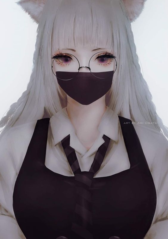 [Ngắm] 100+ Ảnh Anime nữ lạnh lùng đen trắng đẹp cực ngầu